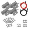 WEIZE 100 Watt 12 Volt Solar Panel Starter Kit