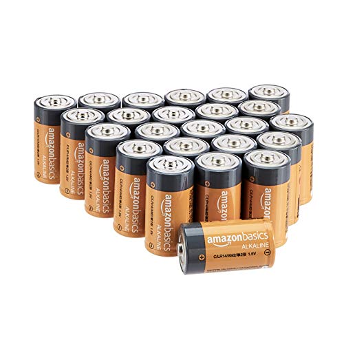 Amazon Basics 24 Pack C Cell All-Purpose Alkaline Batteries