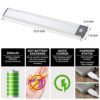 54-LED USB Rechargeable Motion Sensor Closet Lights - Bright and Gentle Under-Cabinet Lighting for Wardrobes, Closets, and Cupboards