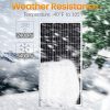 100W Monocrystalline Solar Panel Kit - Powerful PV Module for Efficient Battery Charging, Ideal for RV, Boat, Camper, and Off-Grid Applications