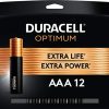Duracell Optimum AAA Batteries | 12 Count Pack