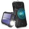 Two Packs-20,000mAh Solar Charger Power Bank
