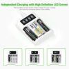 Rechargeable Batteries Charger for AA AAA