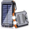 Solar Charger 20000mAh YOESOID Portable Solar Power Bank