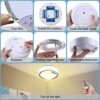 Motion Sensor Ceiling Light Battery Operated - Bright, Wireless, and Convenient LED Ceiling Lights with Dimmable Options