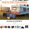 Aeiusny Solar Panel Foldable 60W Portable Solar Charger