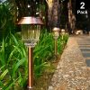Solar Garden Lights Outdoor Pathway Lights Glass