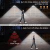 Otdair Solar Security Lights - 3 Head Motion Sensor Flood Lights, 118 LEDs, IP65 Waterproof for Outdoor Use
