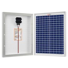 RICH SOLAR 20W 12 Volt Poly Solar Panel Module Off