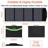 TwelSeavan 120W Portable Solar Panel Charger – Fast Charging for Power Stations & Devices