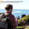 21W Foldable Solar Charger - Compact Powerhouse for Camping Adventures, Waterproof and Durable with 2 USB Ports