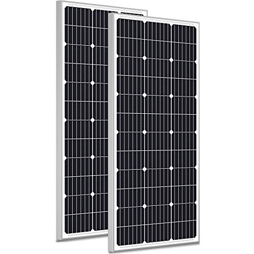 SOLPERK 200W Solar Panels 12V, Monocrystalline Solar Panel Kit