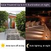 Otdair Solar Powered Step Lights, 12 Pack