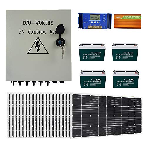 ECO-WORTHY 3900W Off Grid Complete Solar Panel Kit