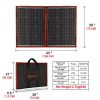 DOKIO 110W Portable Foldable Solar Panel Kit Lightweight