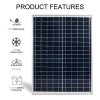 ECO-WORTHY 25 Watt 12 Volt Polycrystalline Solar Panel