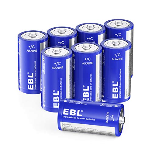 EBL C Batteries Alkaline C Batteries