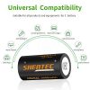 Rechargeable C Batteries with Box Shentec