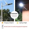 100W Solar Flood Light with Remote Control – Outdoor Security Lighting for Yard, Garden, Driveway, Basketball Court, and More