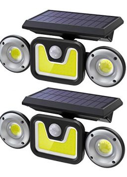 3 Head Solar Security Lights with Motion Sensor