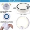 Motion Sensor Ceiling Light Battery Operated - Bright, Wireless, and Convenient LED Ceiling Lights with Dimmable Options