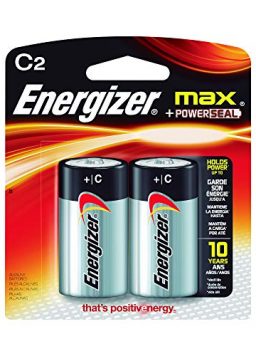 Energizer Max C Batteries, Premium Alkaline C Cell Batteries