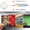 LED Puck Light with Remote - Wireless Color Changing Under Cabinet Lighting for Kitchen, Battery Operated Lights, Under-Counter Stick-On Light, 6 Pack
