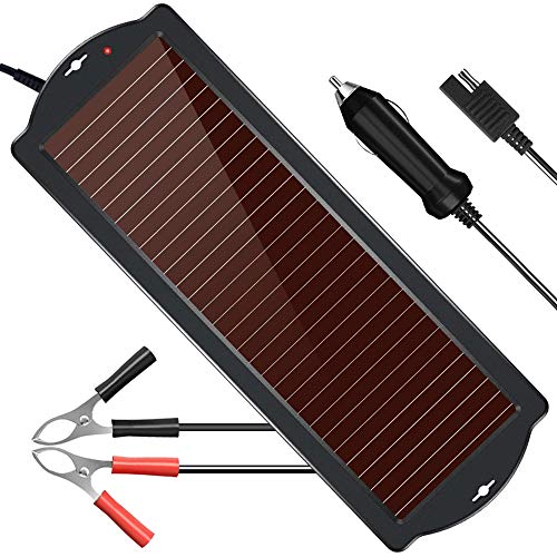 POWISER Solar Battery Charger 12V Solar Powered Battery