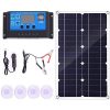 100W Solar Panel Kit with 50A Controller for Efficient Caravan and Boat Battery Charging - Lightweight and Portable Design