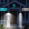 Solar Security Lights with 3 Modes and 100 LEDs for Outdoor Illumination and Safety
