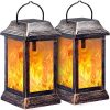 Solar Lanterns: Flickering Flames and Vintage