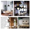 3 Pack Industrial Black Pendant Light Fixture – Illuminate Any Space, Anytime