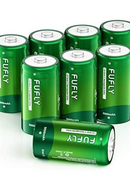 Fufly Rechargeable C Batteries 5000mAh
