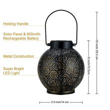 Outdoor Atmosphere with 2 Pack Solar Lanterns – Decorative Lights for Patio, Garden, Porch, and Tabletop