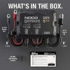 10-Amp 2-Bank Onboard Marine Battery Charger with Smart Features