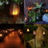 4 Pack Solar Torch Lights - Waterproof Flickering Flames, Auto On/Off Solar-Powered Tiki Lights for Garden, Patio & Pathway Decor