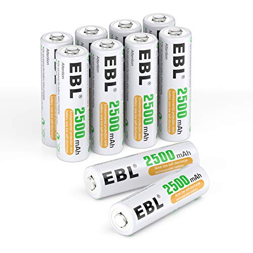 AA Batteries 2500mAh 1.2V High Performance