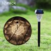 Maggift 12 Pcs Solar Pathway Lights | Warm White 12 Pack