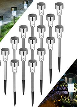 Solpex 16 Pack Solar Lights Outdoor Pathway