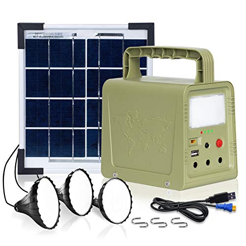 ECO-WORTHY Solar Powered Camping Generator with Panels Included