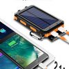 Solar Charger 20000mAh Solar Power Bank Waterproof