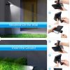 LiBlins 6-Pack Solar Landscape Spotlights – 33 LED 2-in-1 Outdoor Wall & Ground Lights, IP67 Waterproof, 3 Modes ❄️🌞