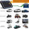 Upgraded Waterproof 12W Solar Battery Charger, Maintainer Pro