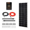 RICH SOLAR 100 Watts 12 Volts Monocrystalline Solar Starter Kit