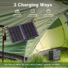 166Wh Portable Power Station - 52000mAh LiFePO4 Solar Generator with AC & USB Outputs ⚡