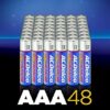 48-Count AAA Batteries are also "Most Power" Super Alkaline batteries