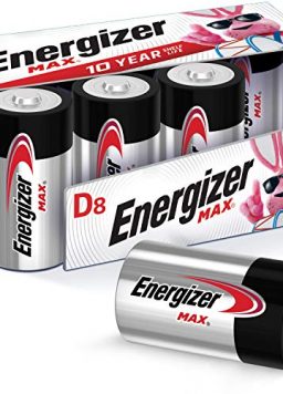 Energizer Max D Batteries, Premium Alkaline D Cell Batteries