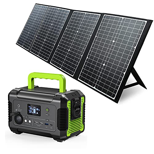 PAXCESS Portable Power Station 200W with Solar Panel Included