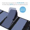 28W Foldable Solar Charger with 3 USB Ports – Portable Solar Phone Charger for iPhone, Samsung, and More