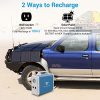 Portable Power Station - 1500Wh Lithium Battery, AC110V/1000W, Perfect for Camping, Solar Rechargeable Generator for Outdoor Adventures